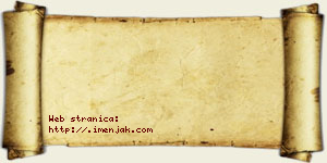 Jerotije Nešković vizit kartica